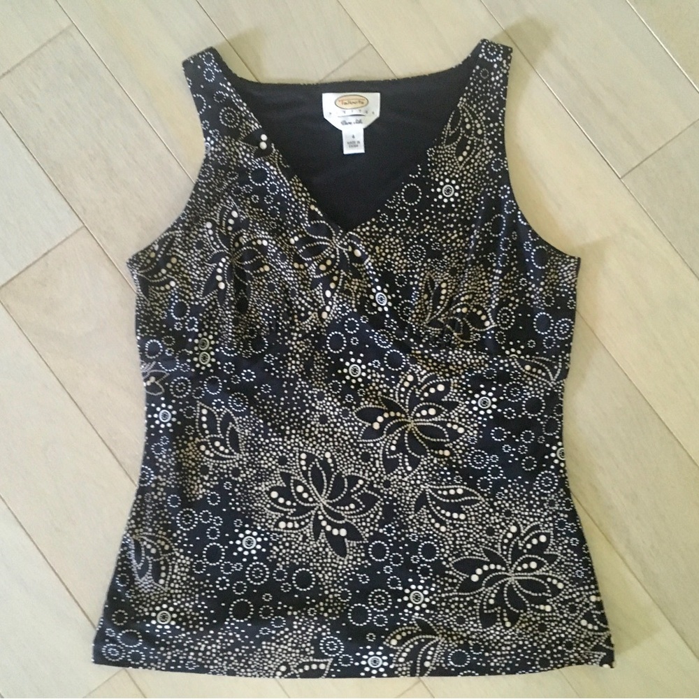 Talbots silk V-Neck Top